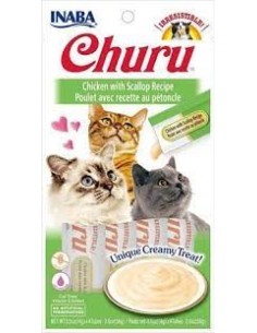 Churu Cat skanėstas katėms - tyrelė su vištiena ir šukutėmis