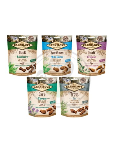 Carnilove Dog skanėstas Quail with Oregano, 200g