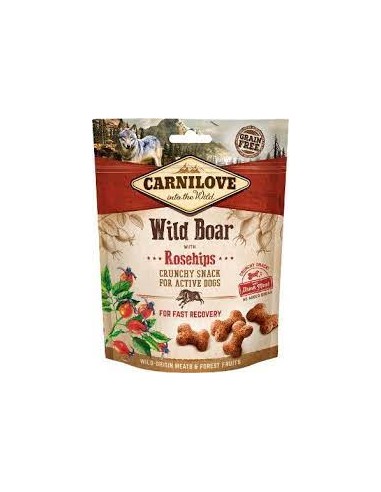 Carnilove Dog skanėstas Wild boar with Rosehips with fresh meat, 200g