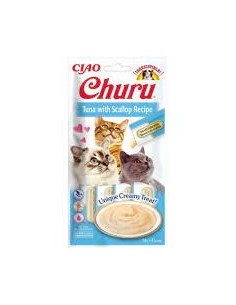 Churu skanėstas katėms Tuna Scallop 4x14g