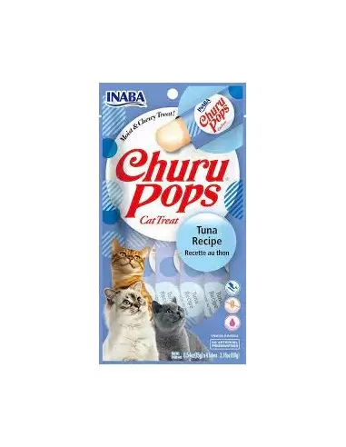 CHURU POPS skanėstas katėms Tuna Recipe, 4x15g