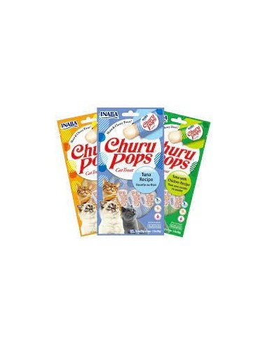 CHURU POPS skanėstas katėms Tuna Recipe, 4x15g