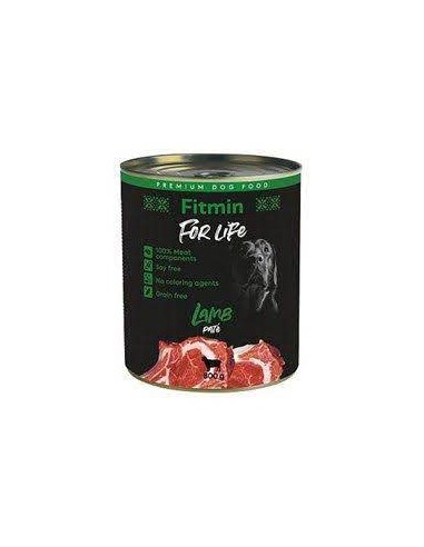 Fitmin for Life Lamb Pate begrūdis paštetas šunims su ėriena, 800g