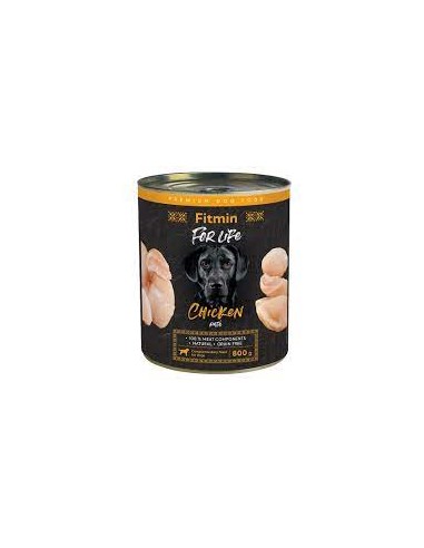 Fitmin for Life Chicken Pate begrūdis paštetas šunims su vištiena, 800g