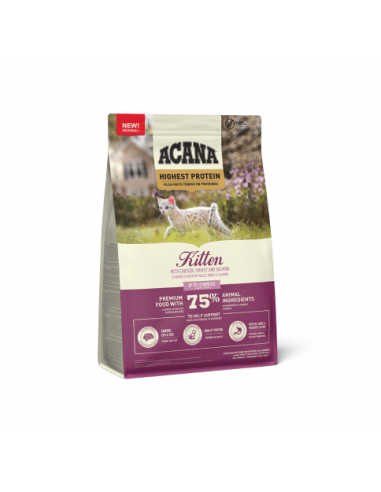 Acana Highest Protein Kitten sausas maistas kačiukams 1,8kg