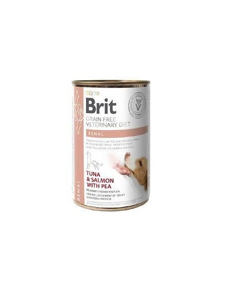 BRIT Veterinary Diet Renal konservai šunims Tuna&Salmon&Pea