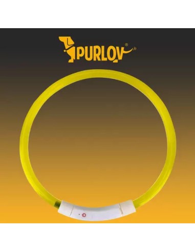 Šviečiantis antkaklis PURLOV, iki 70 cm (karpomas, pakraunamas)