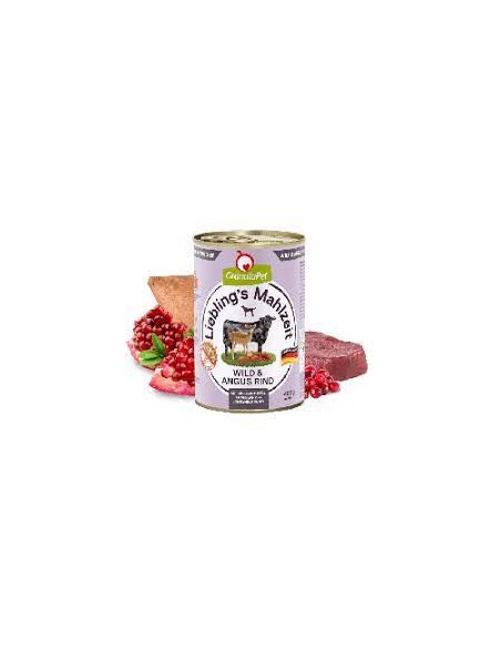 GranataPet konservai šunims su elniena ir anguso jautiena, 400g