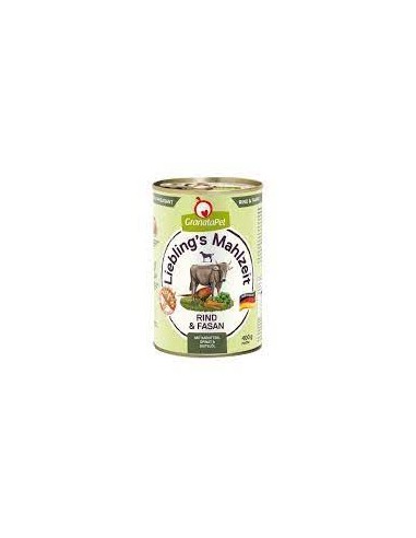 GranataPet konservai šunims su jautiena ir fazanų mėsa, 400g