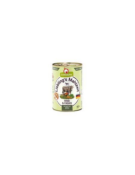GranataPet konservai šunims su jautiena ir fazanų mėsa, 400g