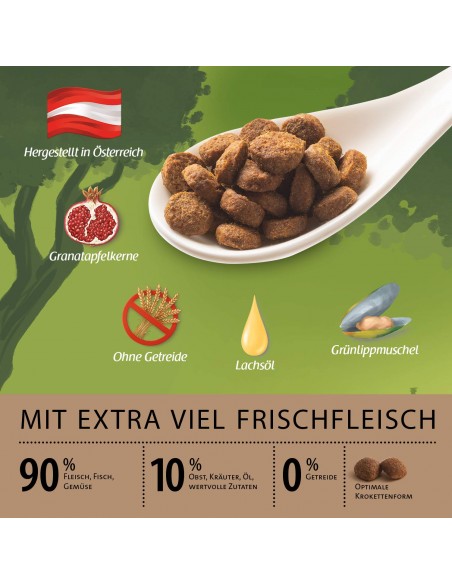 GranataPet MINI ROYAL sausas maistas šunims su ėriena ir paukštiena, 1kg