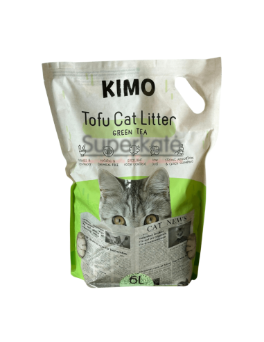 Kimo natūralus tofu kraikas, žaliosios arbatos kvapo 6L, 2,5kg