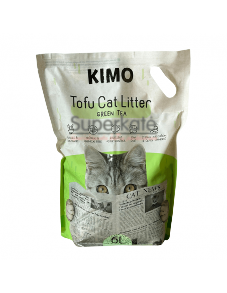 Kimo natūralus tofu kraikas, žaliosios arbatos kvapo 6L,  2,5kg