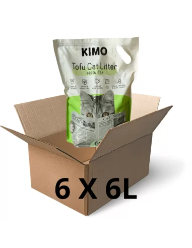 Kimo natūralus tofu kraikas, žaliosios arbatos kvapo 6L X 6 vnt