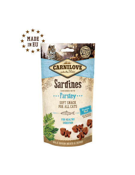 Carnilove Cat pusiau šlapias skanėstas katėms su sardinėmis ir