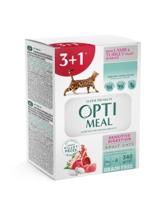 3+1 Optimeal konservai suaugusioms katėms su ėriena ir
