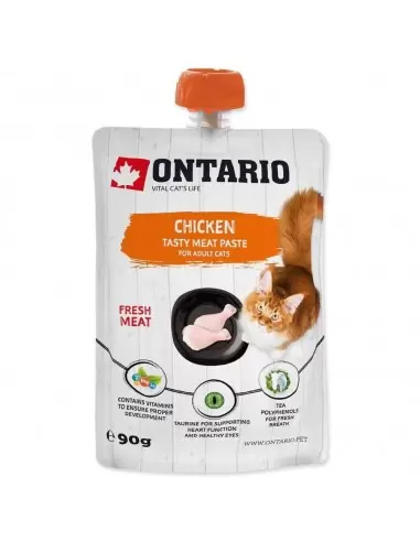 ONTARIO Chicken skanėstas - pasta katėms su vištiena, 90g