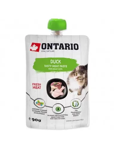 ONTARIO Duck skanėstas - pasta katėms su antiena, 90g
