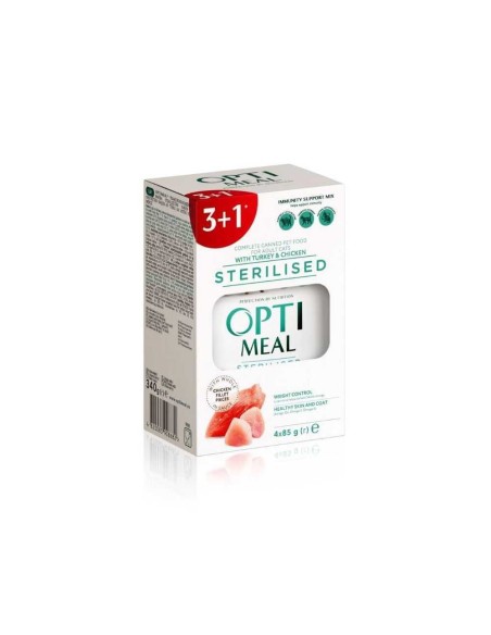 3+1 OPTIMEAL COMPLETE konservai sterilizuotoms katėms su