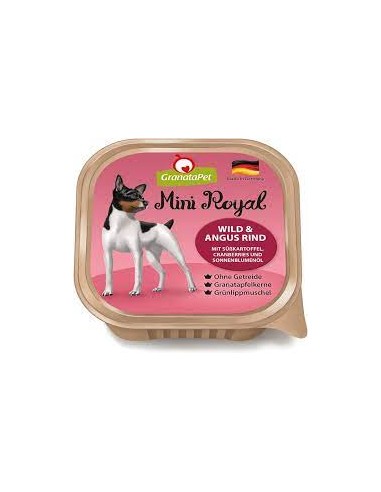 GranataPet MINI ROYAL konservai šunims su elniena ir anguso jautiena, 150g