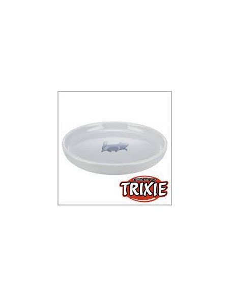 Įtin platus (23cm) ir seklus keramikinis indelis su katės atvaizdu Trixie 24802
