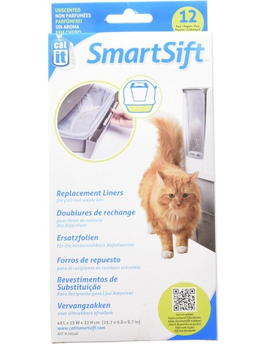 Catit Smart Sift savaime suyrantys kačių kraiko maišeliai 40l, 12vnt