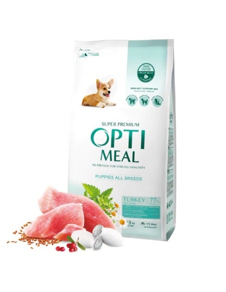 Optimeal visavertis sausas maistas visų veislių šuniukams su