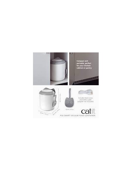 Catit PIXI Smart Vacuum vakuminis sauso maisto konteineris 9,6L