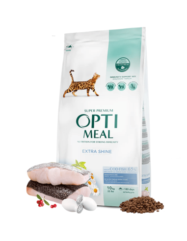 Optimeal sausas maistas suaugusioms katėms su dideliu kiekiu