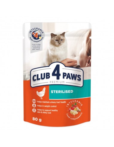 Club 4 Paws konservai sterilizuotoms...