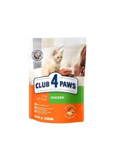 CLUB 4 PAWS PREMIUM sausas maistas kačiukams iki 1 metų amžiaus
