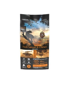 AMBROSIA Fresh Salmon & Chicken Sterilized Cat - begrūdis