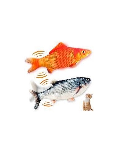 Elektroninis katės žaislas "Judanti žuvis"