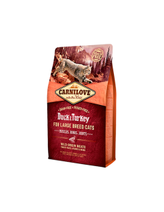 CARNILOVE Duck&Turkey Large Breed Cats sausas maistas didelių