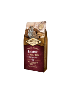 CARNILOVE Reindeer Adult Cat Energy&Outdoor sausas maistas