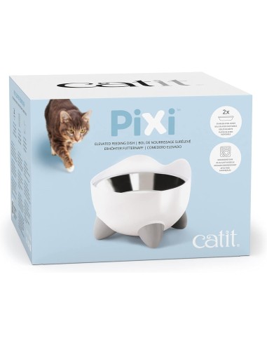 CATIT PIXI pakeltas maitinimosi indas, baltas 43881