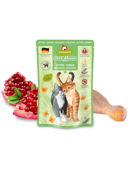 GranataPet DeliCATessen paštetas kačiukams su paukštiena