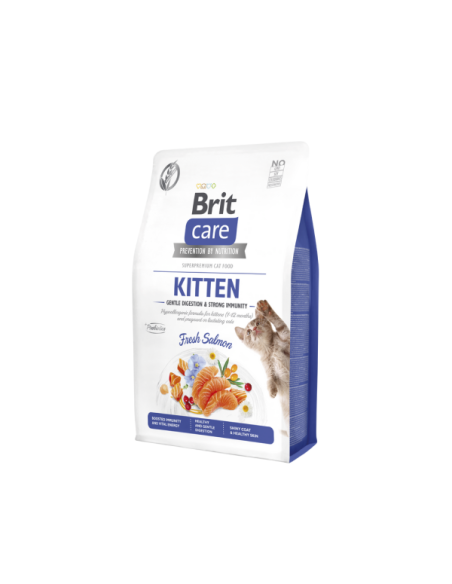 BRIT CARE Cat GF Kitten Gentle Digestion&Strong Immunity sausas