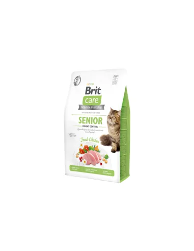 BRIT CARE Cat GF Senior Weight Control sausas maistas vyresnio amžiaus katėms