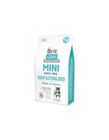 BRIT CARE Mini Light&Sterilised hipoalerginis sausas maistas sterilizuotiems šunims