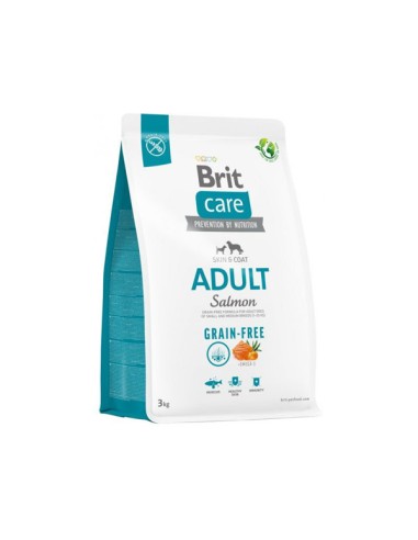 Brit Care Grain-free Adult Salmon sausas maistas šunims su lašiša