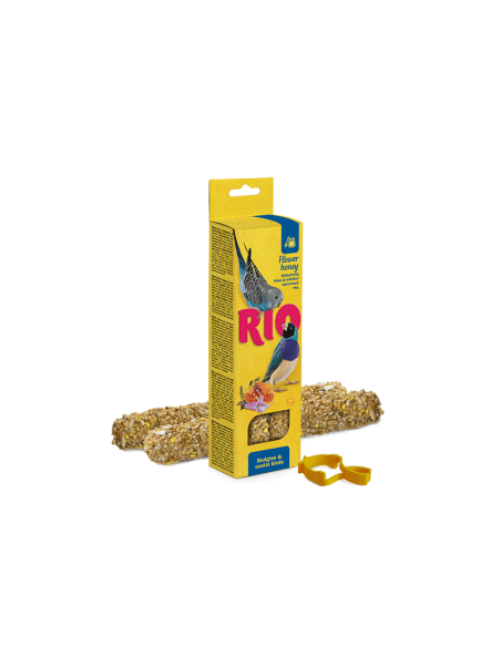 RIO lazdelės papūgoms ir egzotiniams paukščiams su gėlių