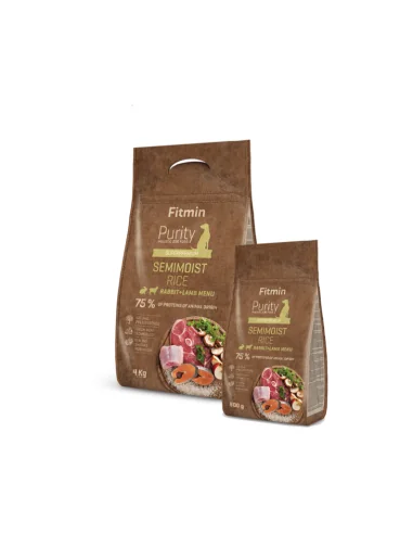 Fitmin Purity Semimoist Rabbit & Lamb with Rice pusiau drėgnas maistas šunims