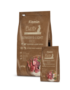 Fitmin Purity Senior & Light Venison & Lamb with Rice sausas
