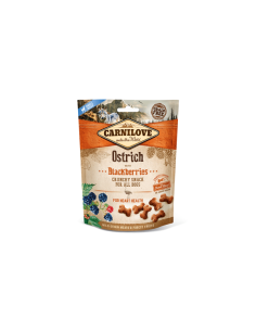 CARNILOVE Ostrich with Blackberries skanėstas šunims su