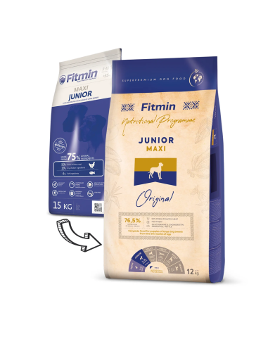 Fitmin Maxi Junior sausas maistas šuniukams