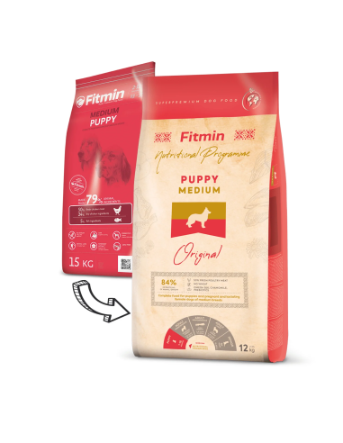 Fitmin Medium Puppy sausas maistas šuniukams