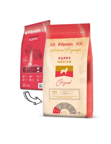 Fitmin Medium Puppy sausas maistas šuniukams