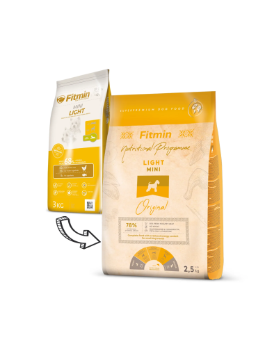 Fitmin Mini Light sausas maistas šunims, 2,5kg