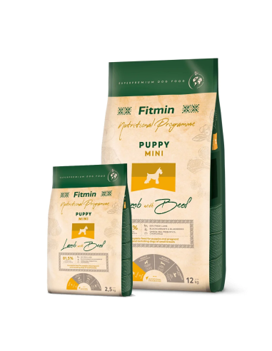 Fitmin Mini Puppy Lamb & Beef sausas maistas šuniukams